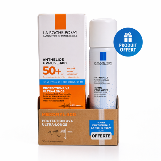 Anthelios UVMune 400 SPF50+ + Eau Thermale Offerte 50ml | Protection Solaire La Roche-Posay
